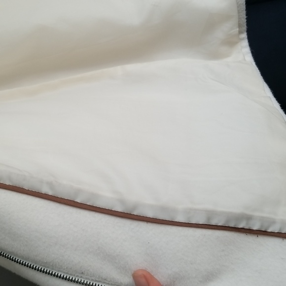 *CLEARANCE* Sz M Cream colour Hooded Peacoat - Picture 7 of 7